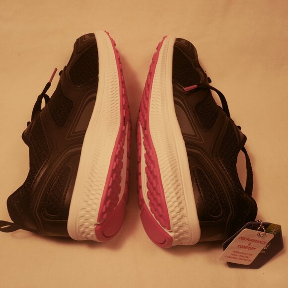 Skechers Go Run Women's Size 7 Black Athletic Running Shoes Sneakers - Picture 5 of 16